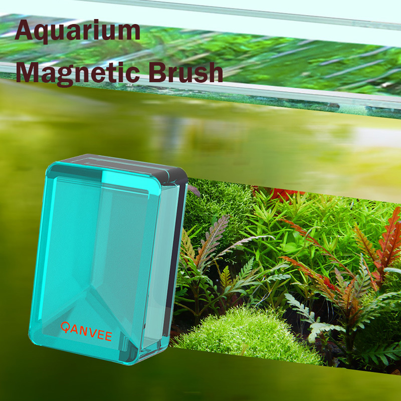 Planted Aquarium Tools - Qanvee Aquarium Magnetic Brush Cleaning Tools