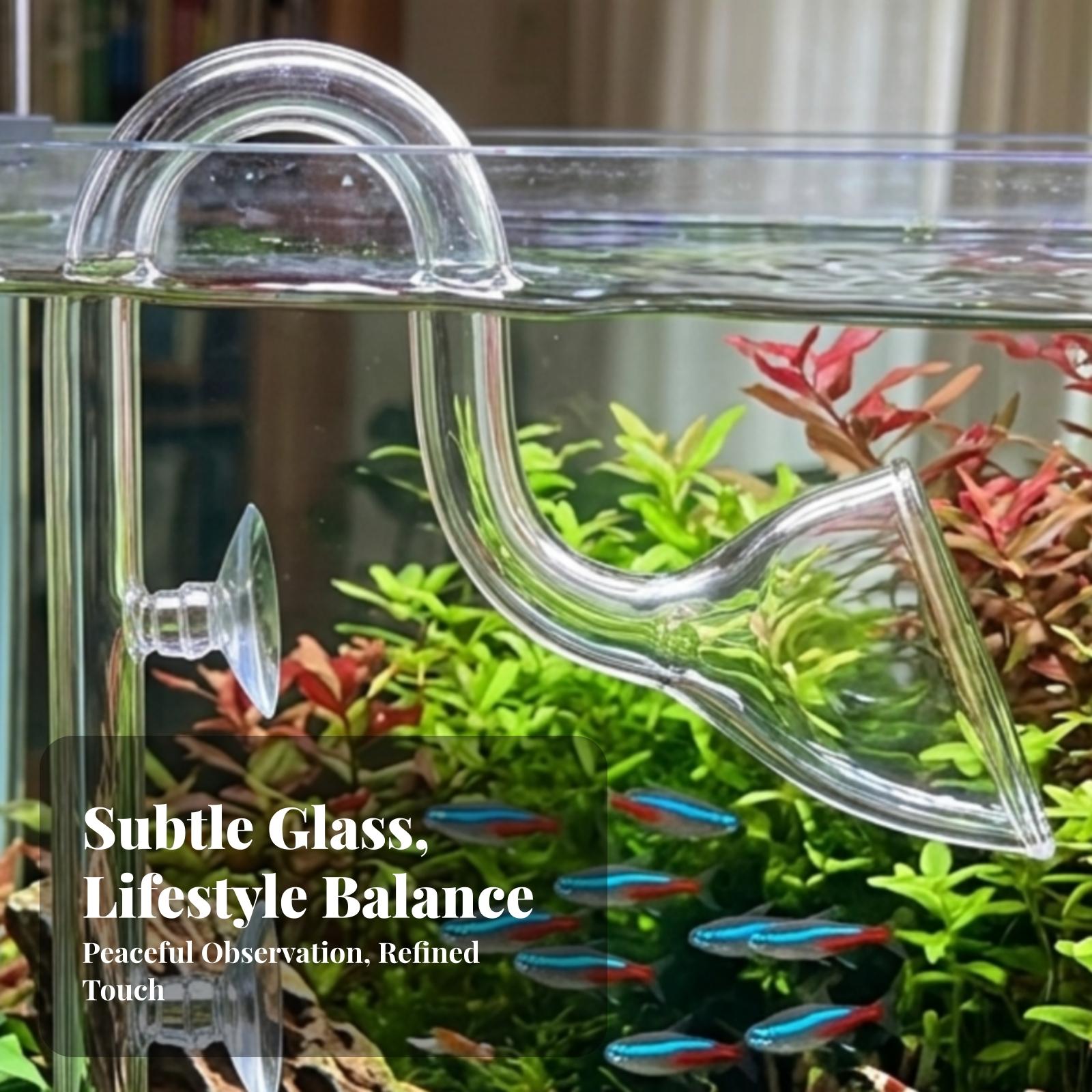Aquarium Lily Pipe - Aquarium Filter Inlet and Outlet Transparent