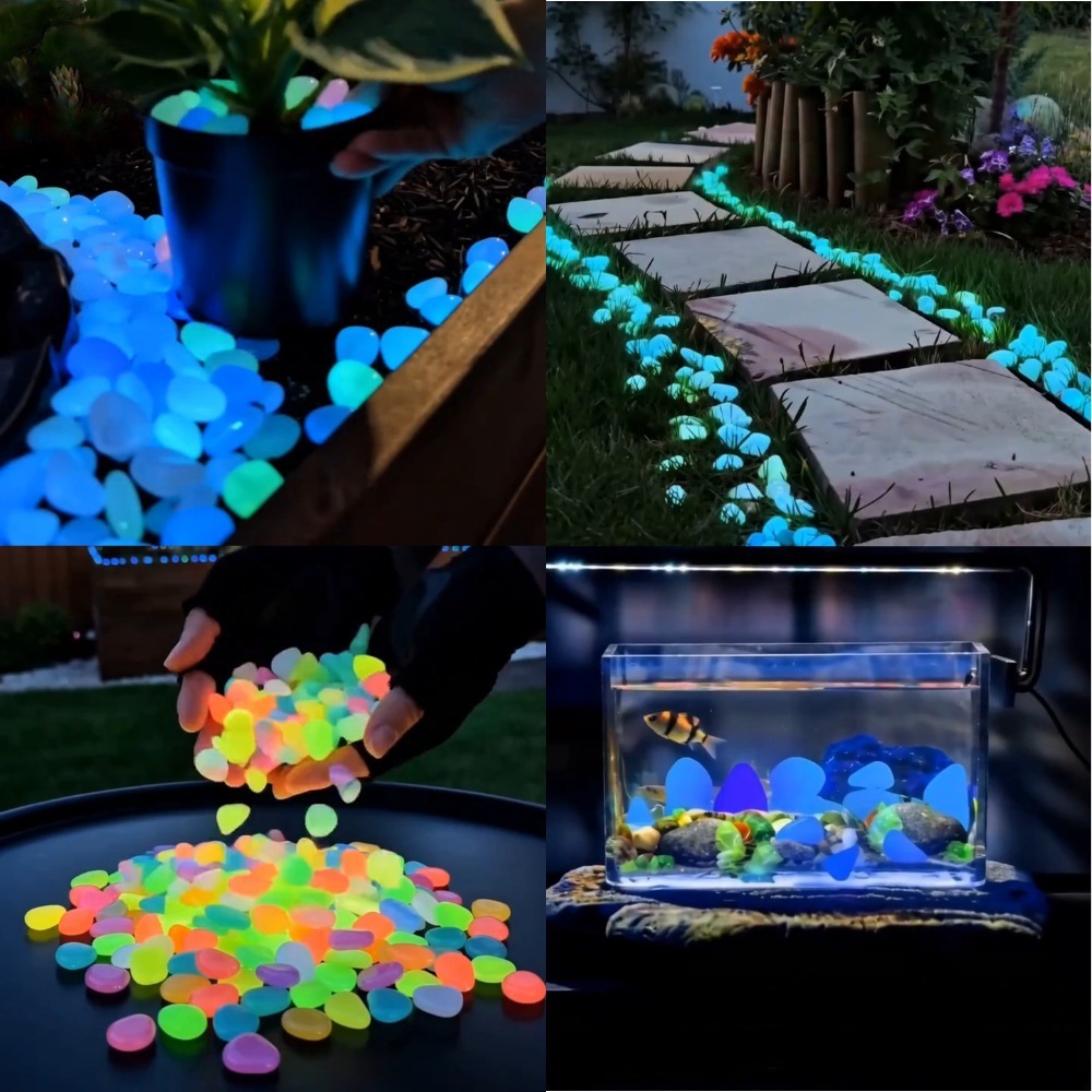 Aquarium Planted Aquarium - Colorful Glow In The Dark Luminous