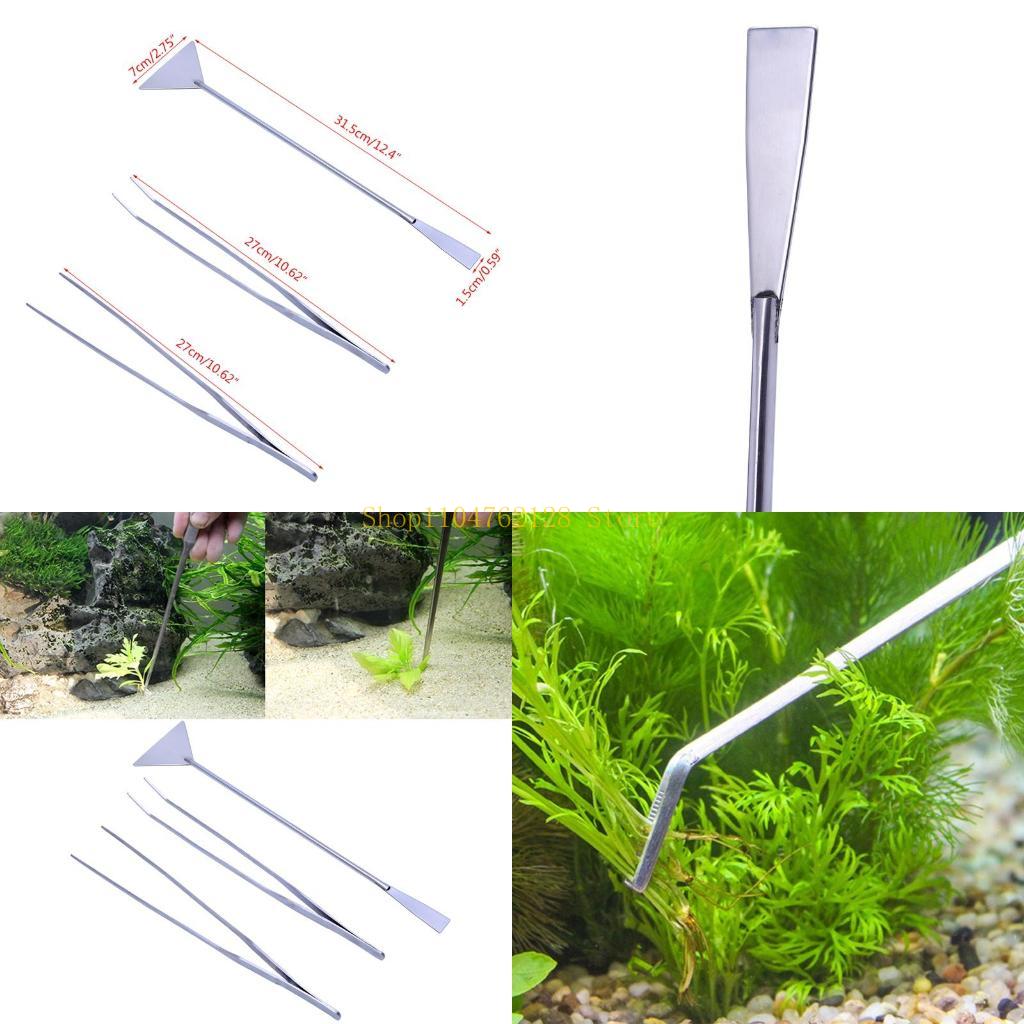 Aquarium Plants For Sale - 3-Piece Aquarium Tool Kit Stainless Steel