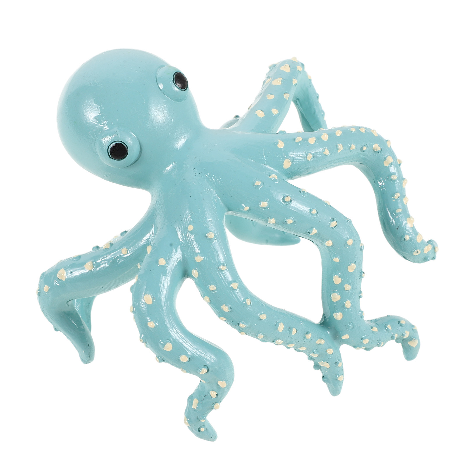 Aquarium Plant Octopus - Climbing Octopus Statue Resin Miniature Flexible