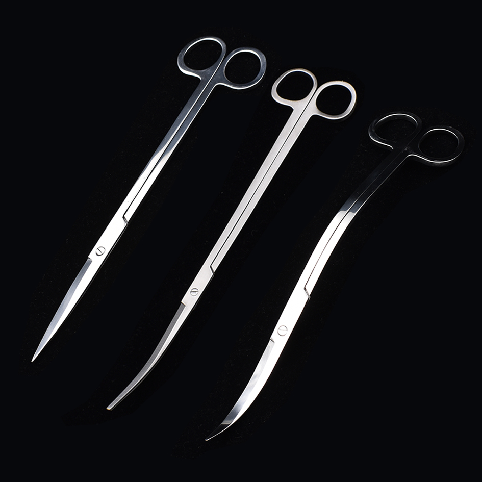 Planted Aquarium Tools - 25cm Stainless Steel Aquarium Scissors Water