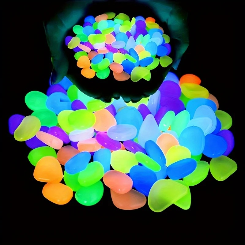Aquarium Planted Aquarium - 50-200pcs Glow in The Dark Pebbles