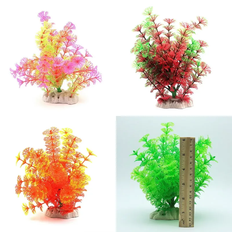 Planted Aquarium Mini - Artificial Aquarium Plants Coconut Trees Mini
