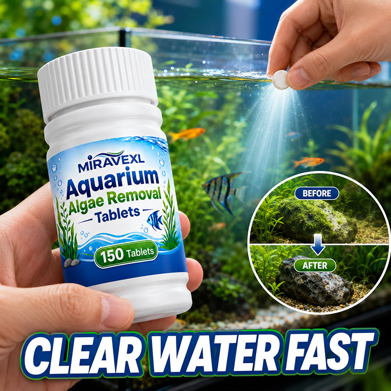 Planted Aquarium Tools - MIRAVEXL 150 Aquarium Algae Removal Tablets,