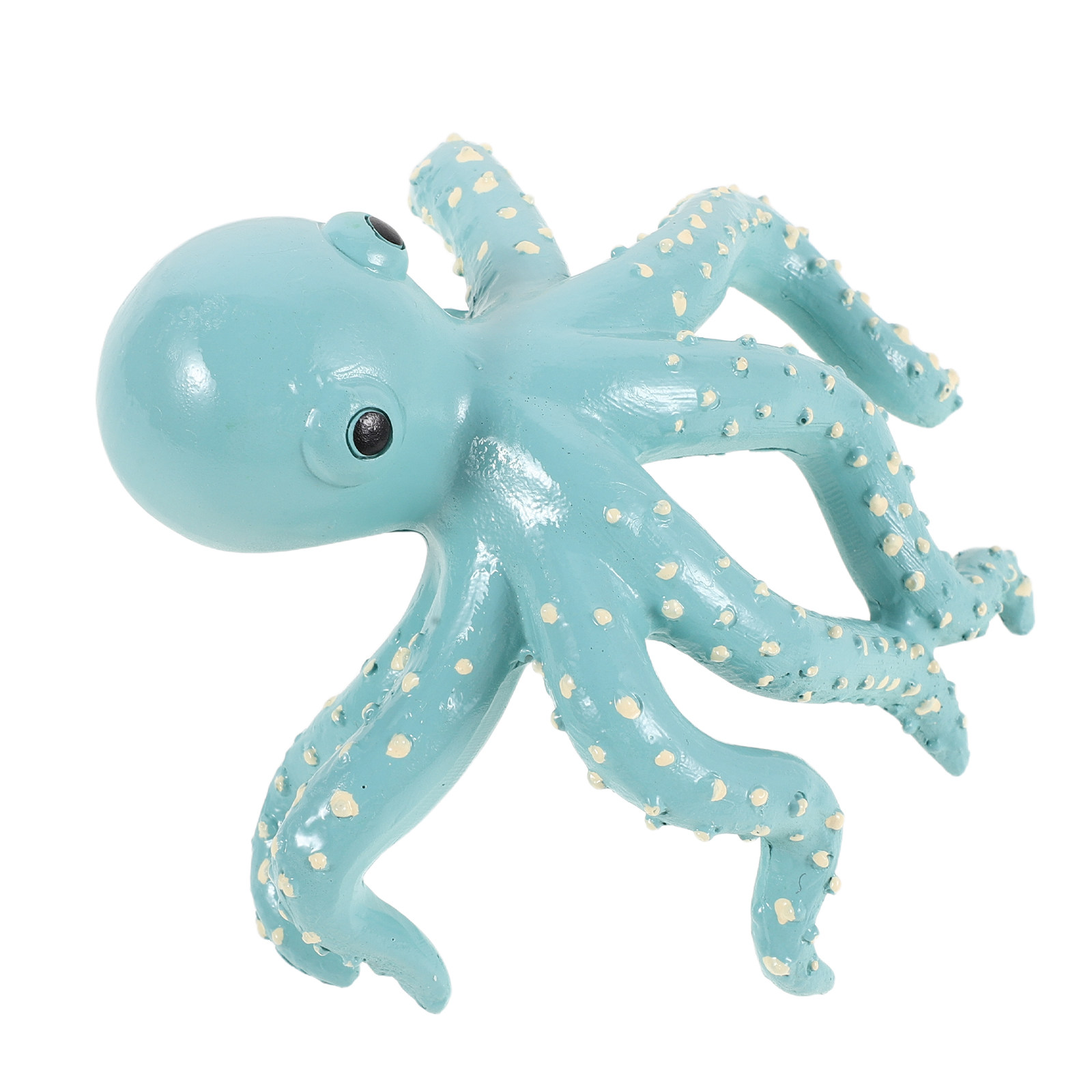 Aquarium Plant Octopus - Climbing Octopus Resin Sculpture Miniature Flexible
