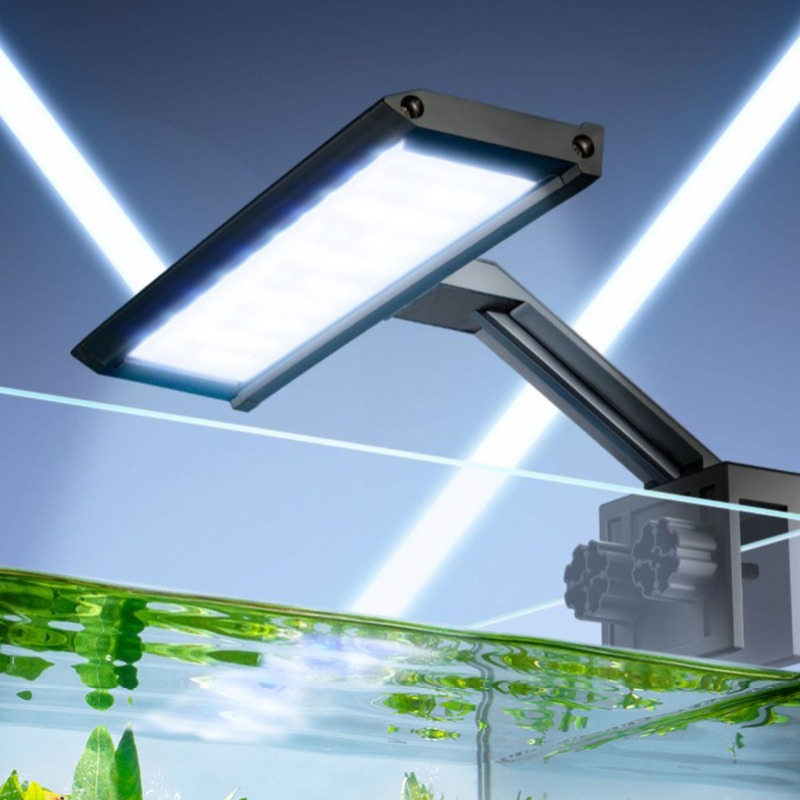 Planted Aquarium Bowl - Fish Tank Light LED Clip-on Fish