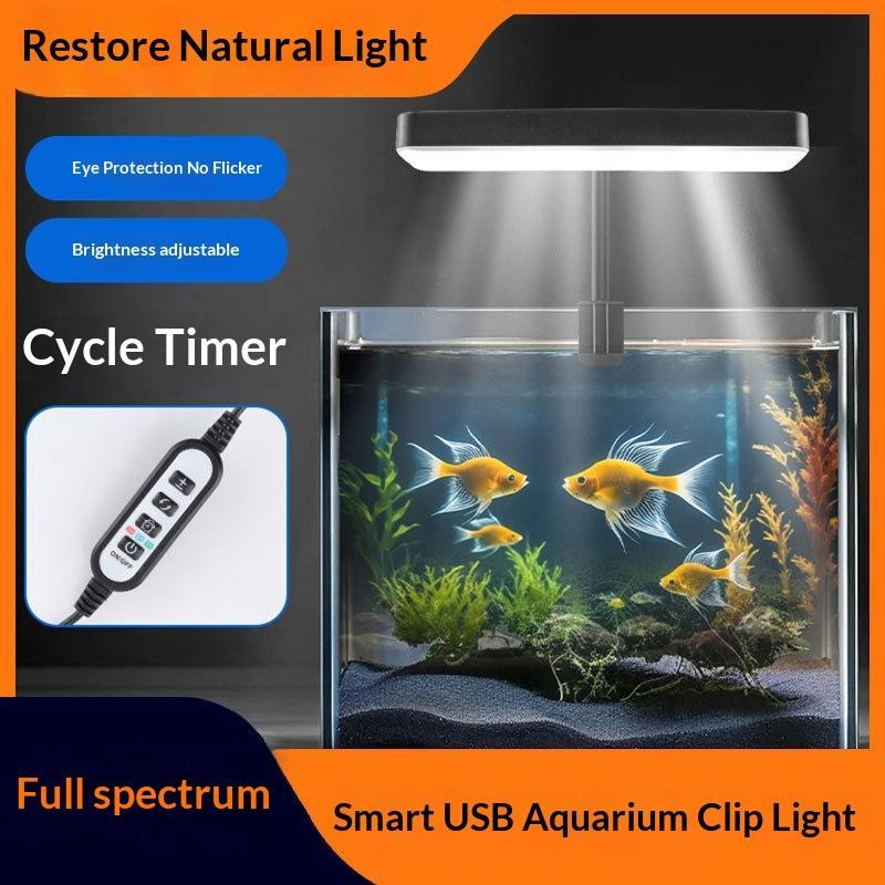 Aquarium Planted Aquarium - Full Spectrum LED Aquarium Light 360