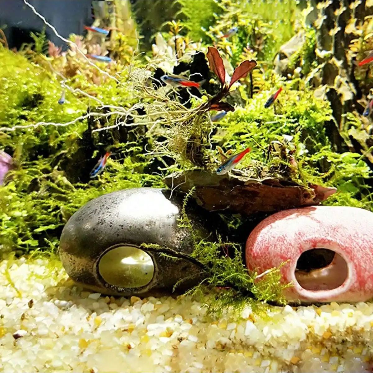 1pc-250g Natural Crystals Grav - огляд і ціна Aquarium Plant Gravel
