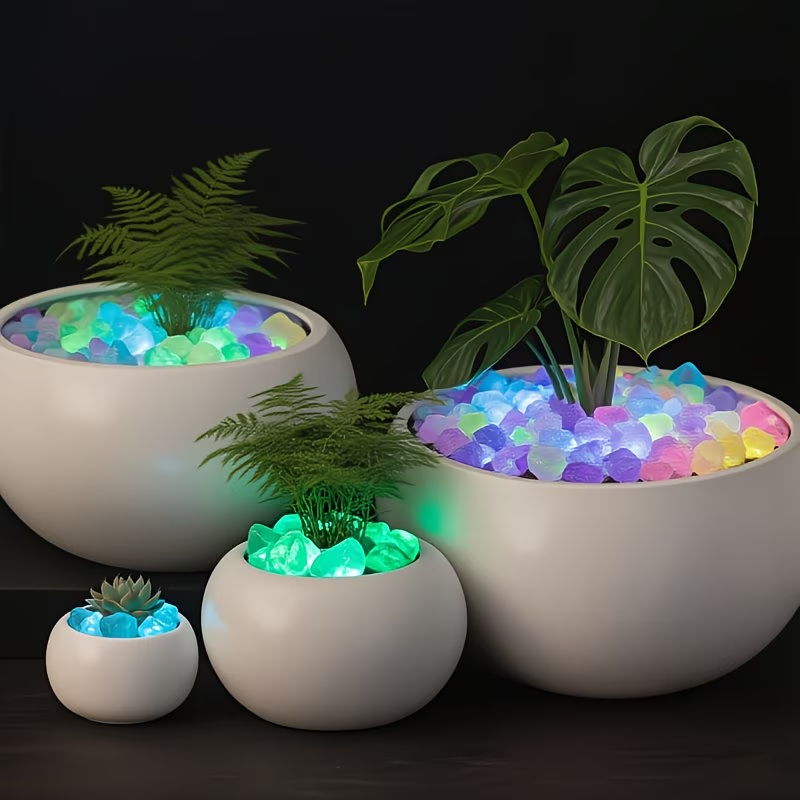 300PCS Luminous Pebble Set,0.9 - огляд і ціна Aquarium Planted Aquarium