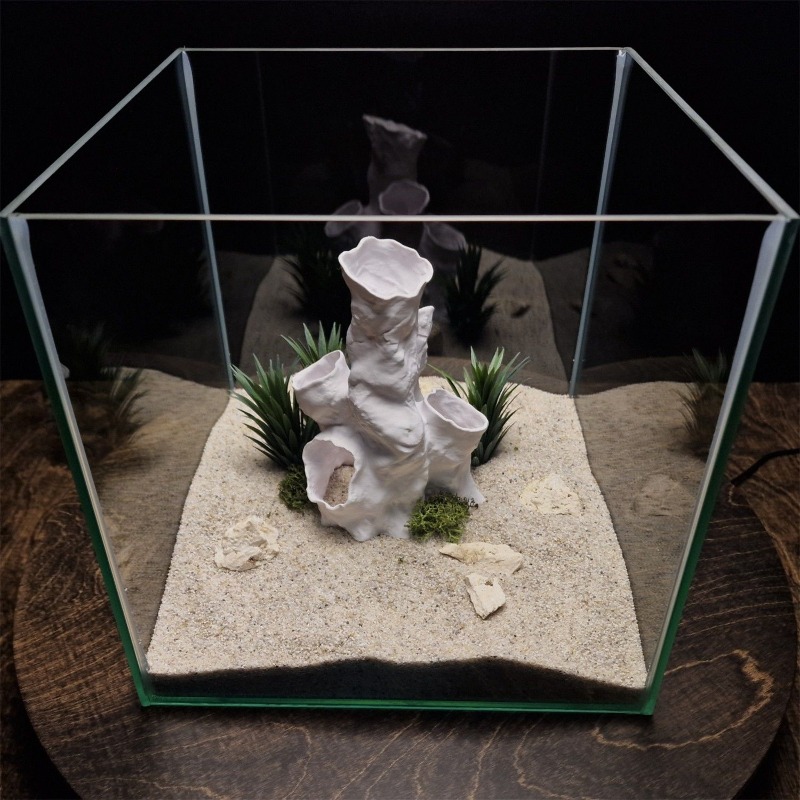 Hot Sale 3D Printed Coral Tunn - огляд і ціна Aquarium Plants For Sale