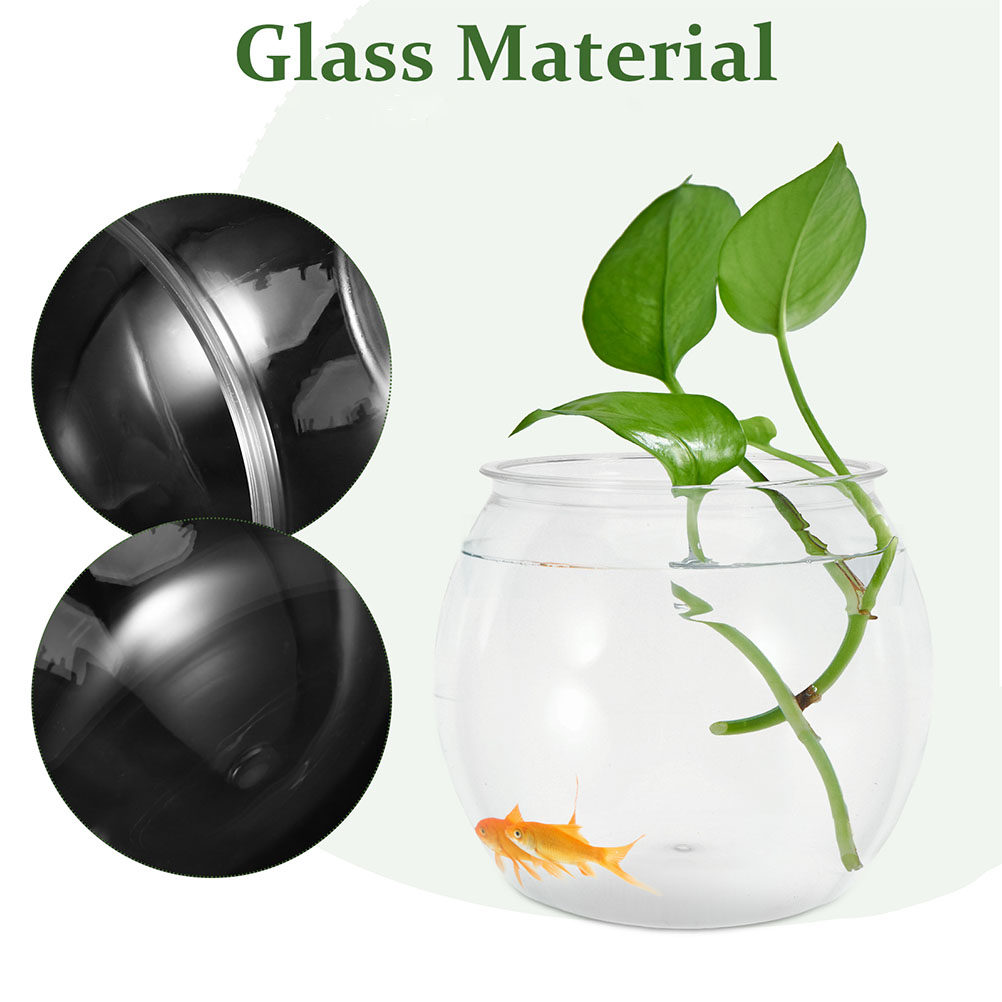 Unbreakable Round Plastic Fish - огляд і ціна Planted Aquarium Bowl