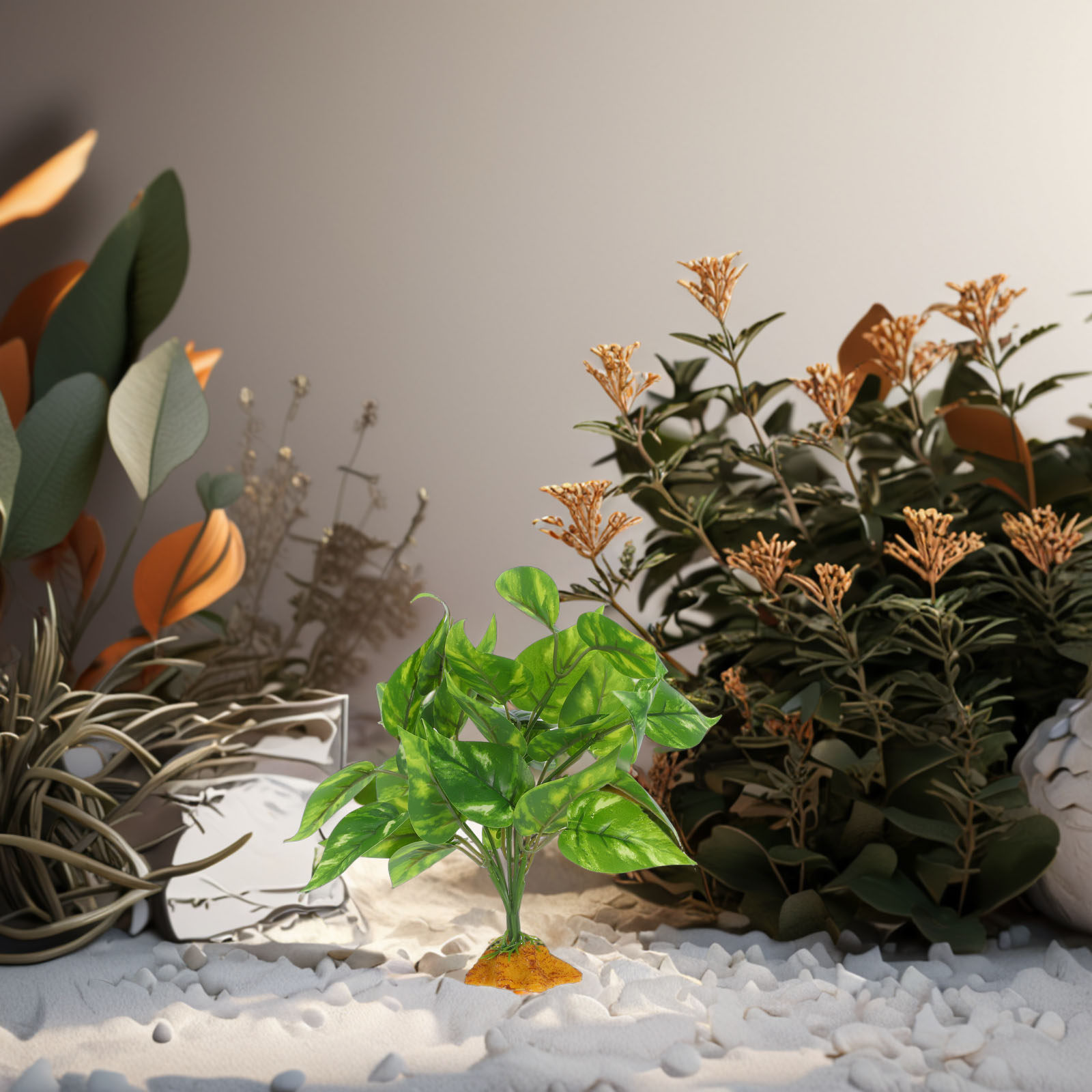 Safe Non-Toxic Realistic Artif - огляд і ціна Planted Aquarium Bowl