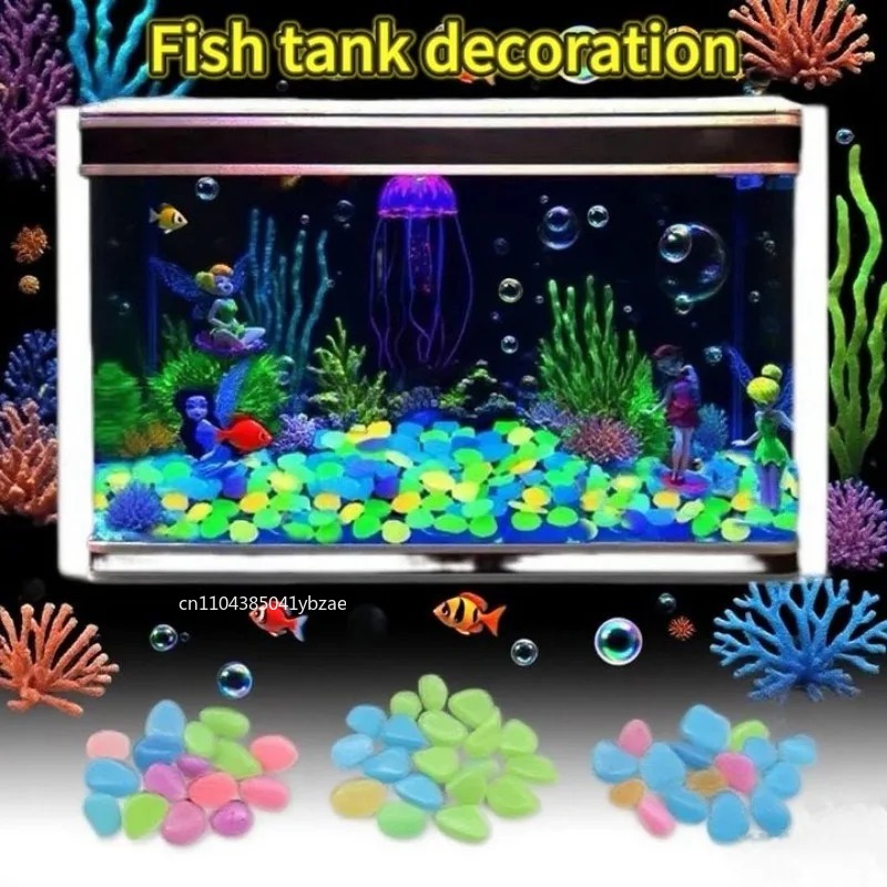 100-800pcs Glow in The Dark Pe - огляд і ціна Aquarium Planted Aquarium