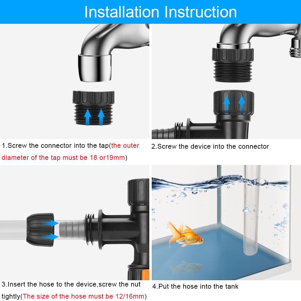 Bucket-Free Aquarium Water Cha - огляд і ціна Planted Aquarium Tools