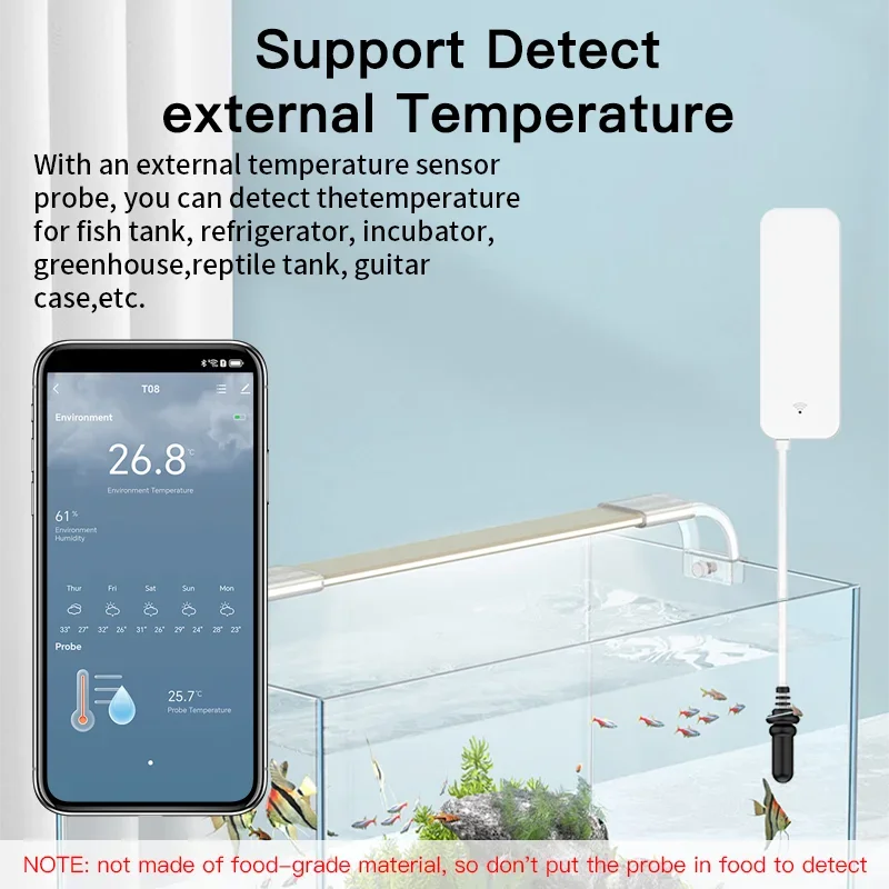 Tuya WiFi Temperature Humidity - огляд і ціна Aquarium Planted Aquarium