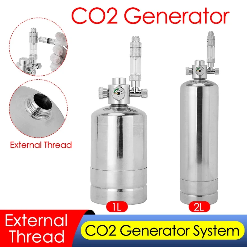 1L/2L Aquarium CO2 Generator S - огляд і ціна Planted Aquarium Co2 Kit