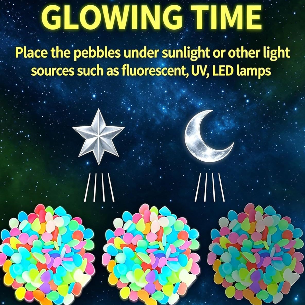 Colorful Glow In The Dark Lumi - огляд і ціна Aquarium Planted Aquarium