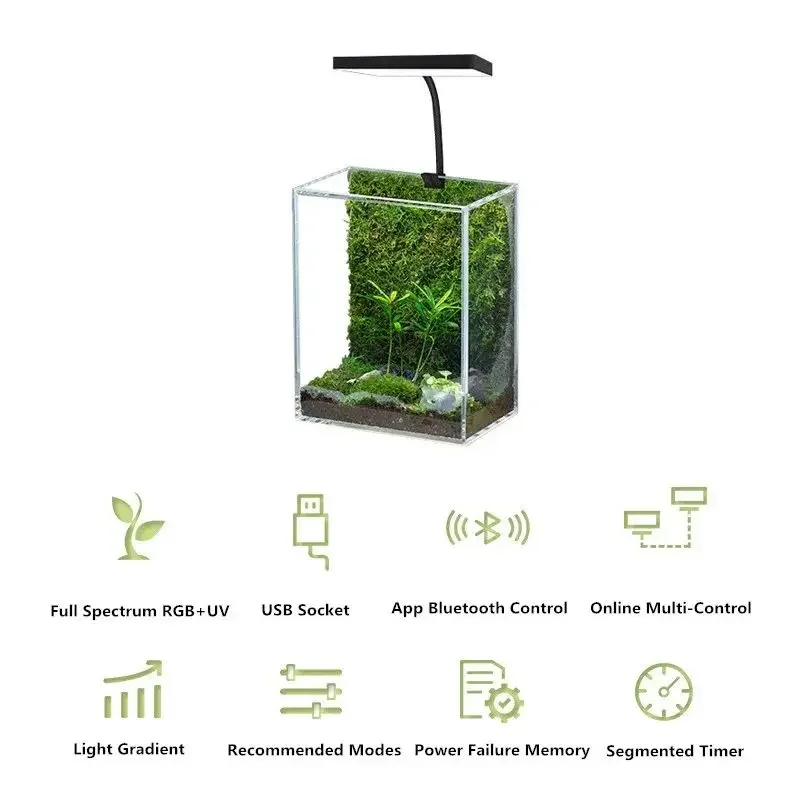 WEEK AQUA Mag Pro USB Nano Aqu - огляд і ціна Planted Aquarium Pendant Light