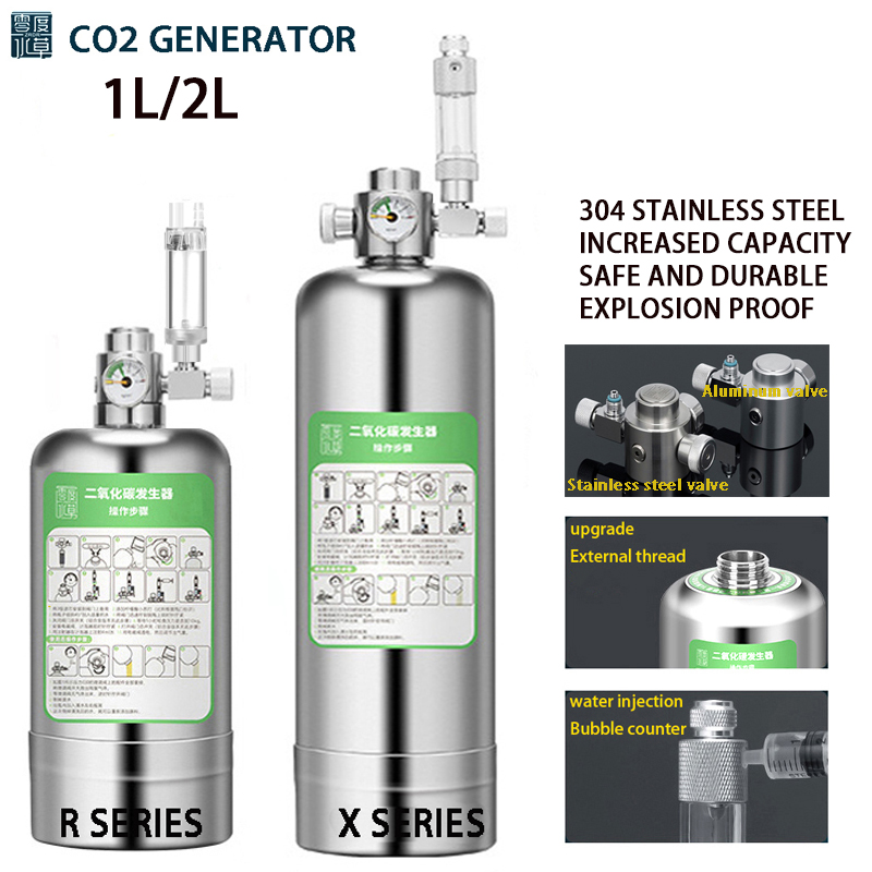 ZRDR Aquarium CO2 Generator Sy - огляд і ціна Planted Aquarium Co2 Kit