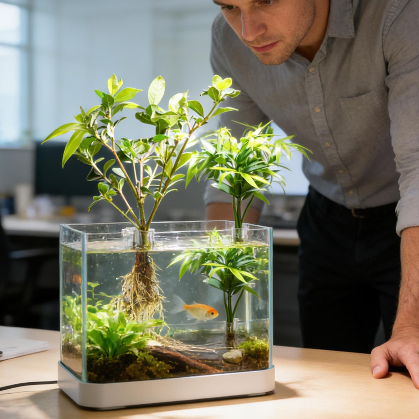 Mini Fish Tank Planter Pot 6Pc - огляд і ціна Planted Aquarium Mini