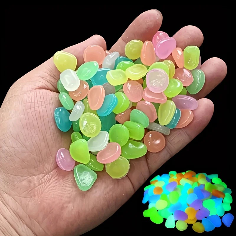 50-200pcs Glow in The Dark Peb - огляд і ціна Aquarium Planted Aquarium