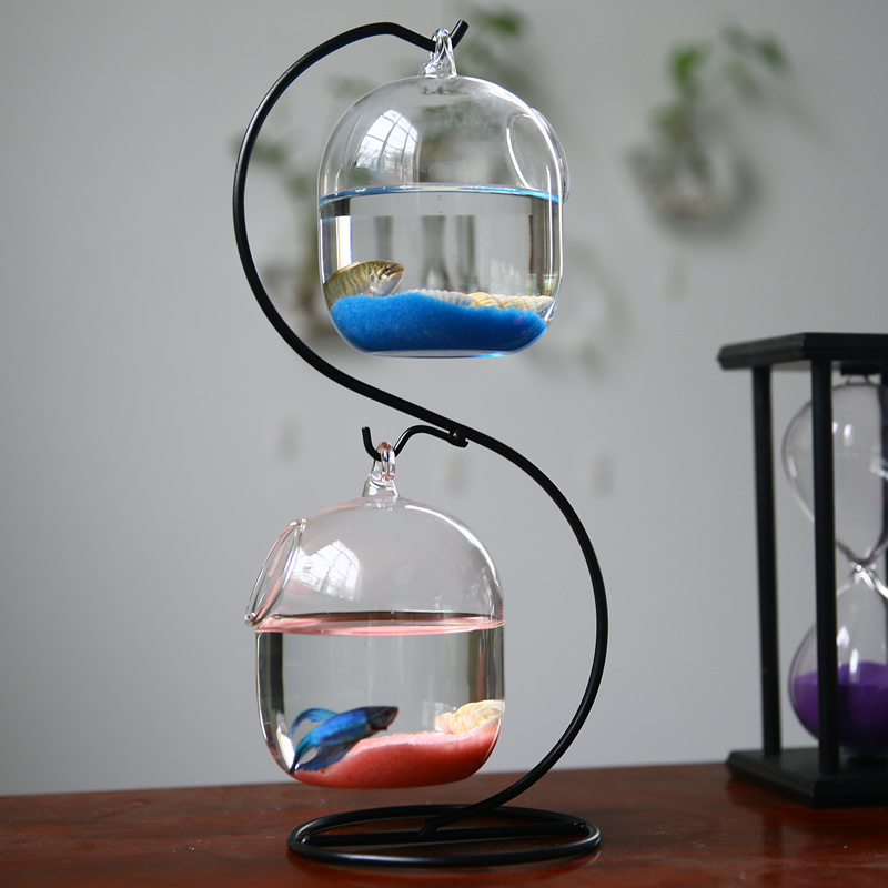 Creative Double-deck Suspended - огляд і ціна Planted Aquarium Bowl