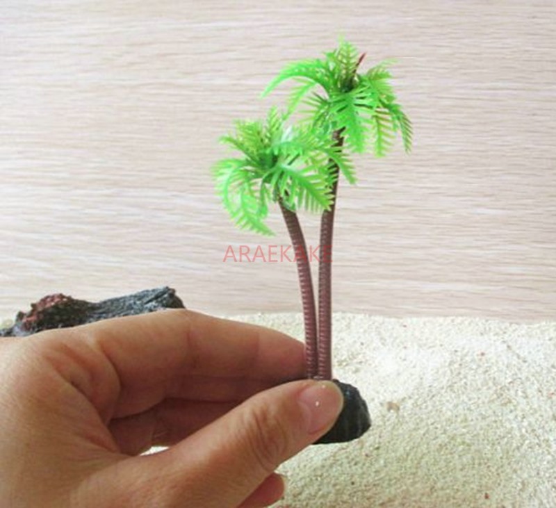 Simulated plant, mini coconut  - огляд і ціна Planted Aquarium Mini