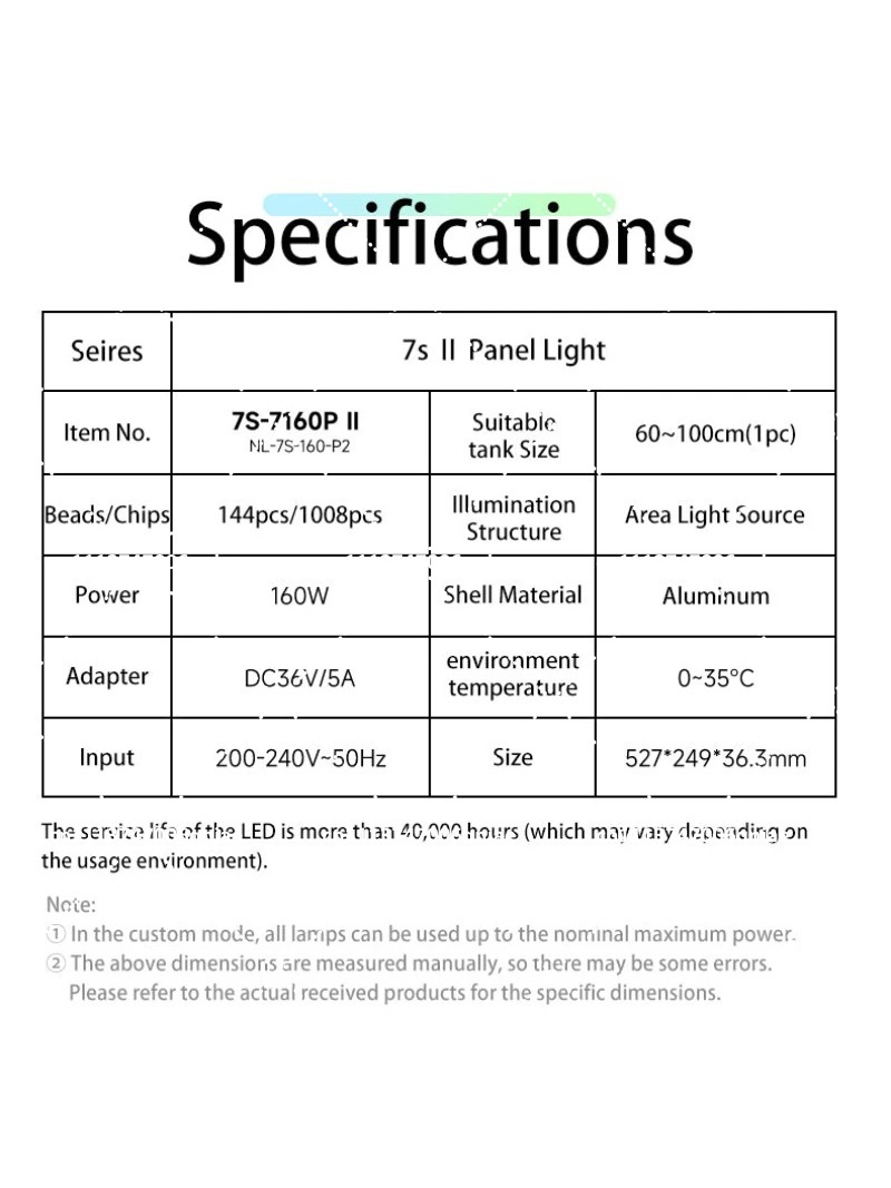 Aquarium LED Light 160W RGB Fu - огляд і ціна Aquarium Planted Aquarium